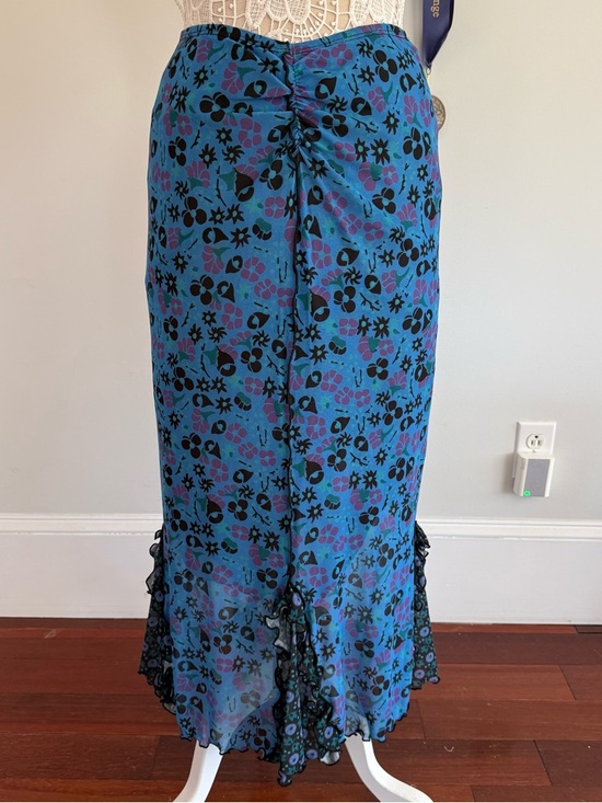 Anna Sui Dresses & Skirts - ANNA SUI Cornflower Multi Mesh Skirt NWT Small